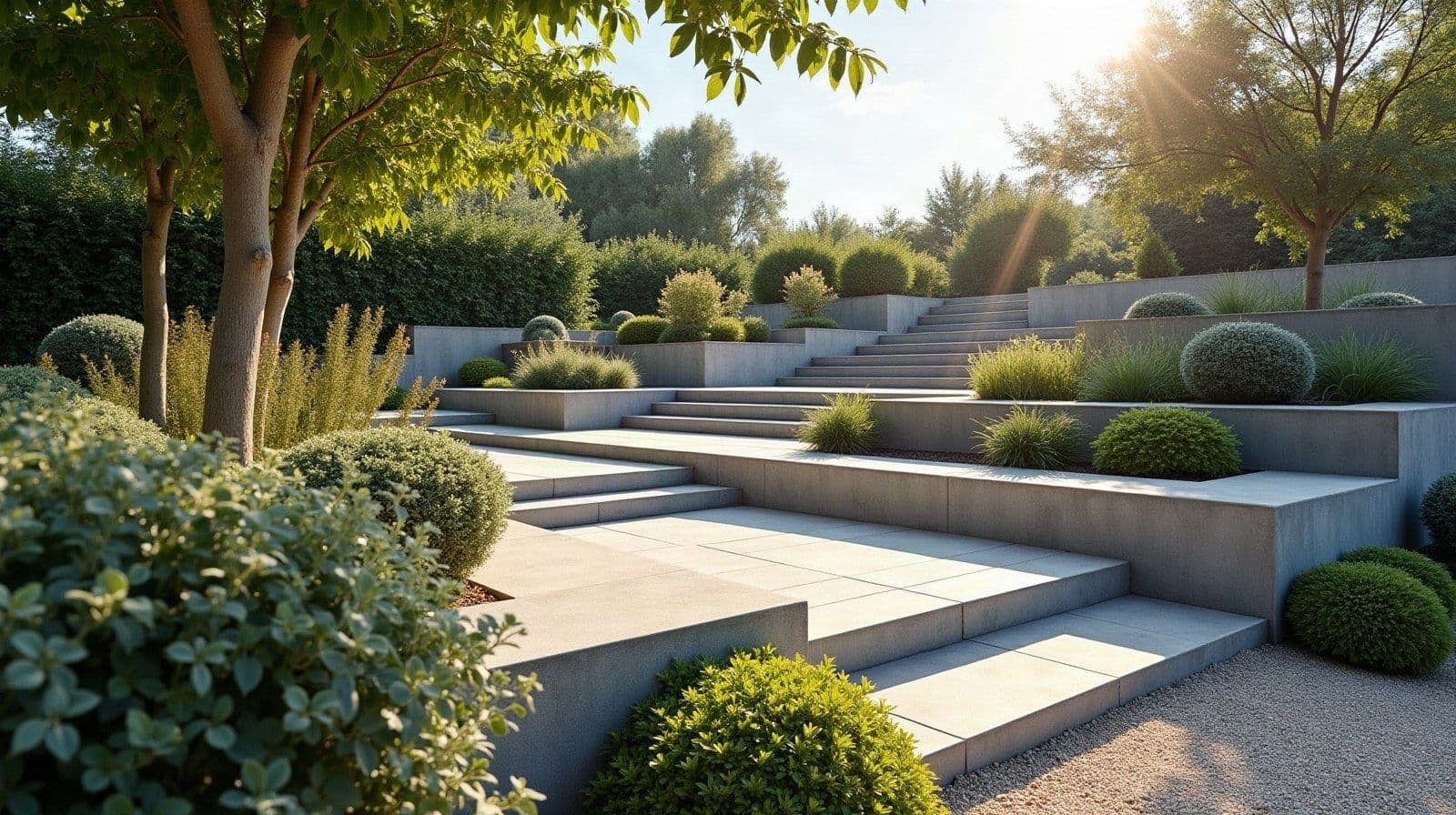 Créer une terrasse sans fragiliser le talus voisin