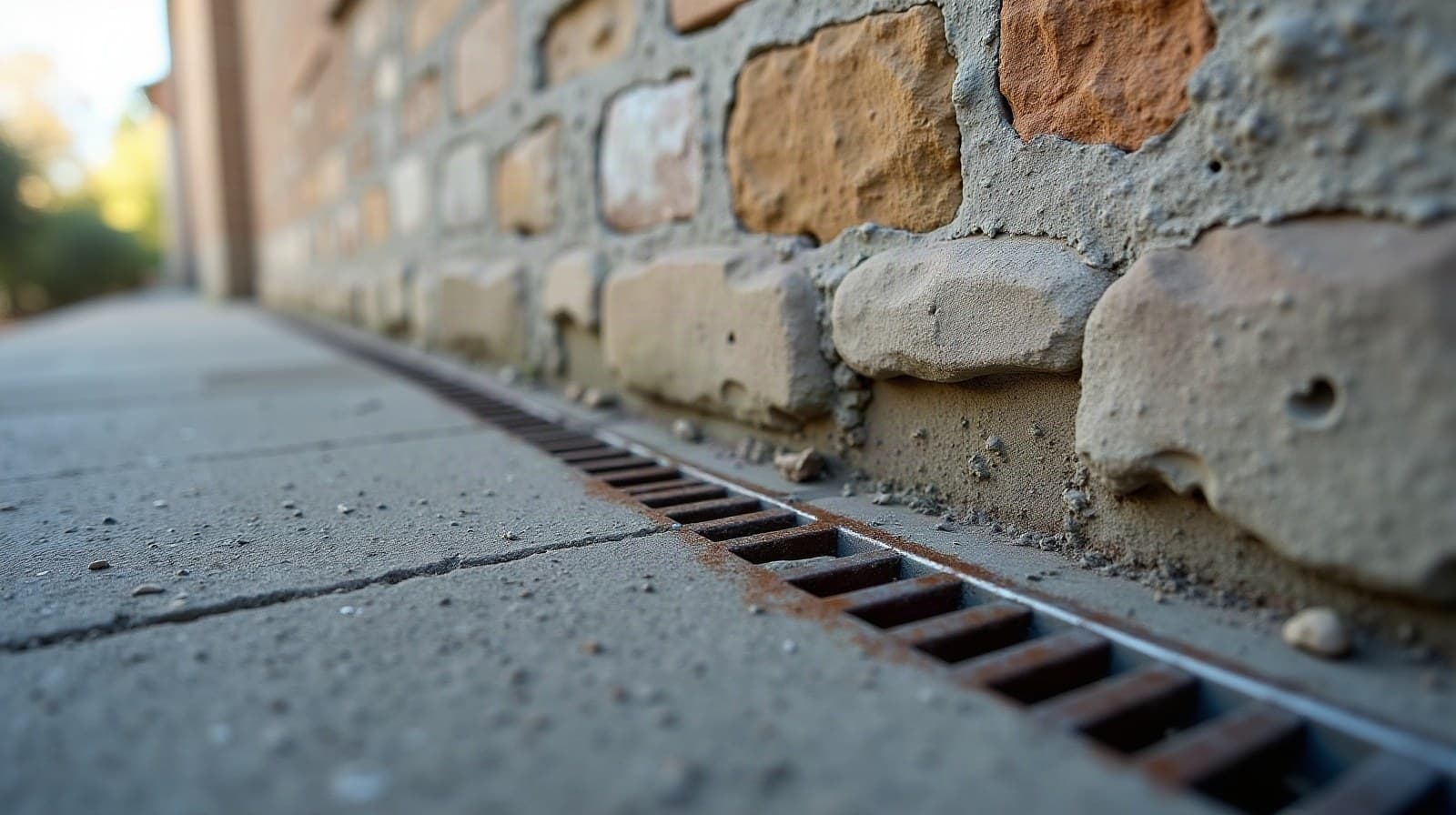 Le drainage de pied de mur, ce qui se passe quand il manque