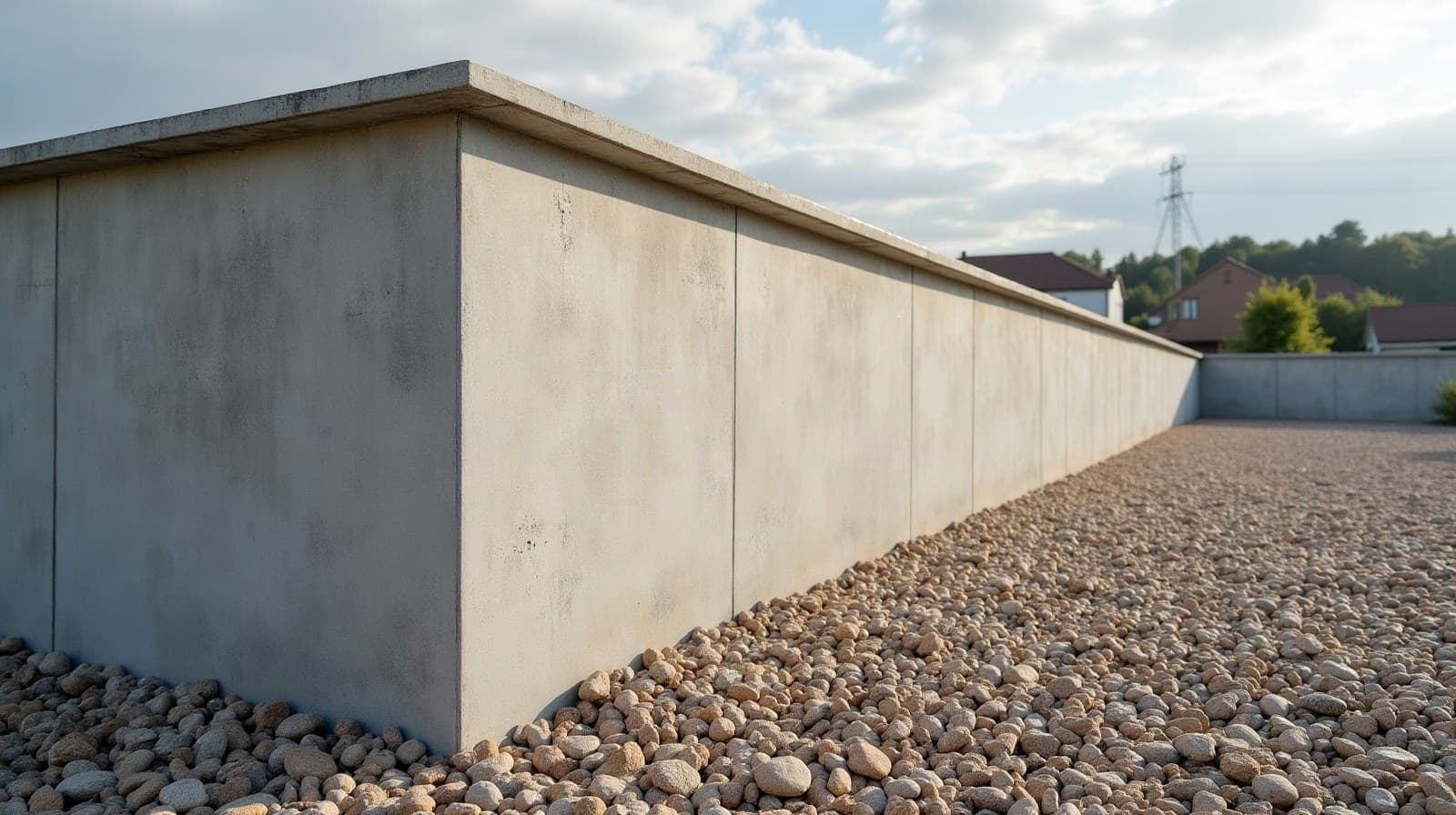 Mur de soutènement et clôture : deux régimes, un chantier