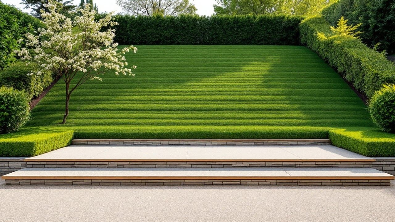 Terrain pavillonnaire en pente : le terrassement d'abord