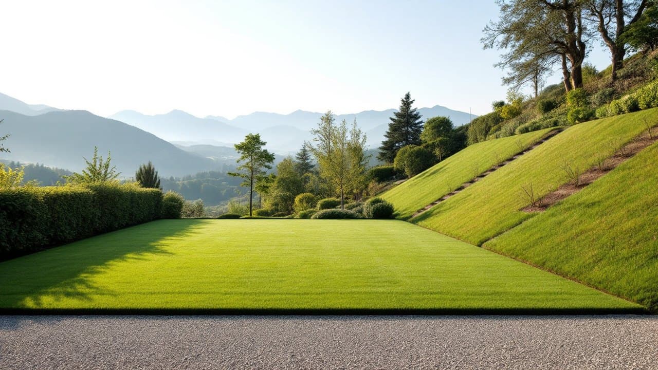 Préparer un terrain en pente avant de construire