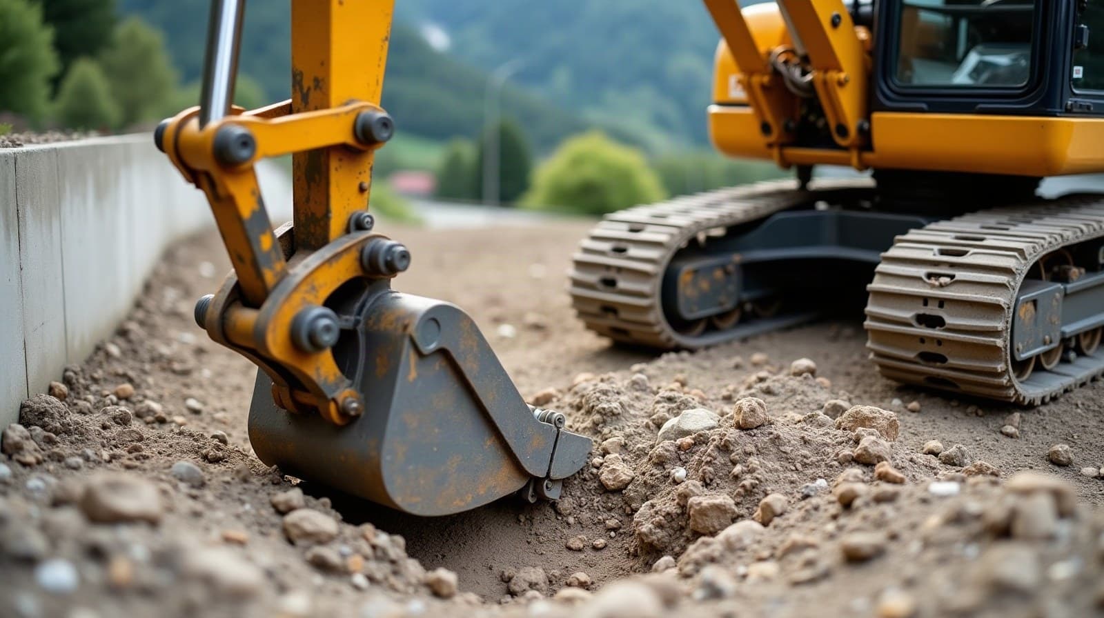 Préparer un terrain en pente avant de construire