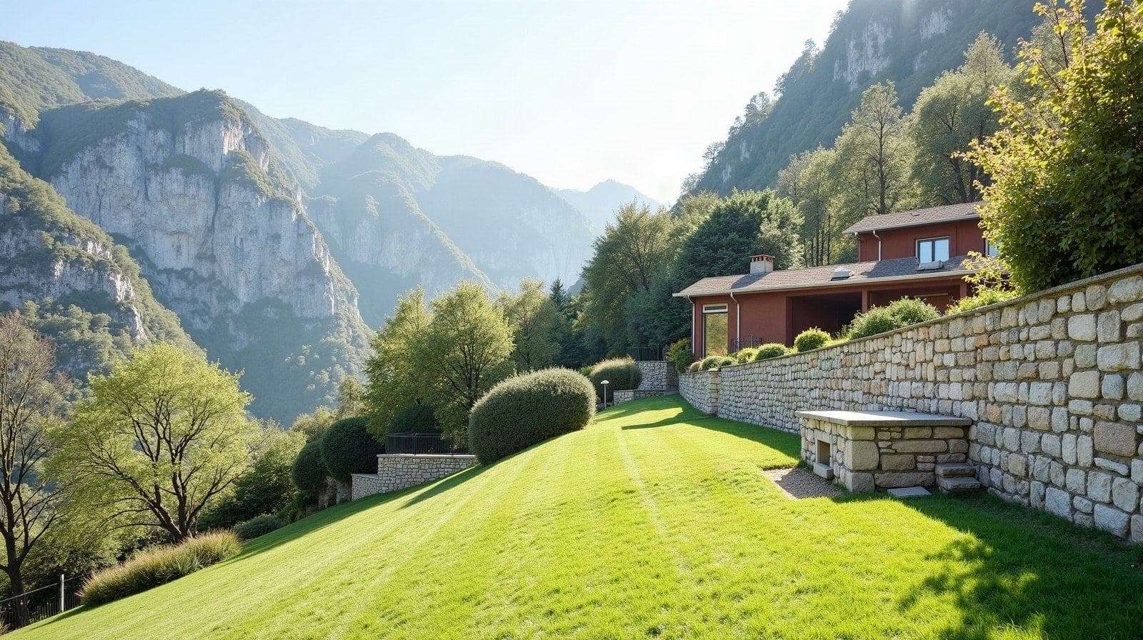 Terrain en coteau à Saint-Égrève avec la Chartreuse en arrière-plan