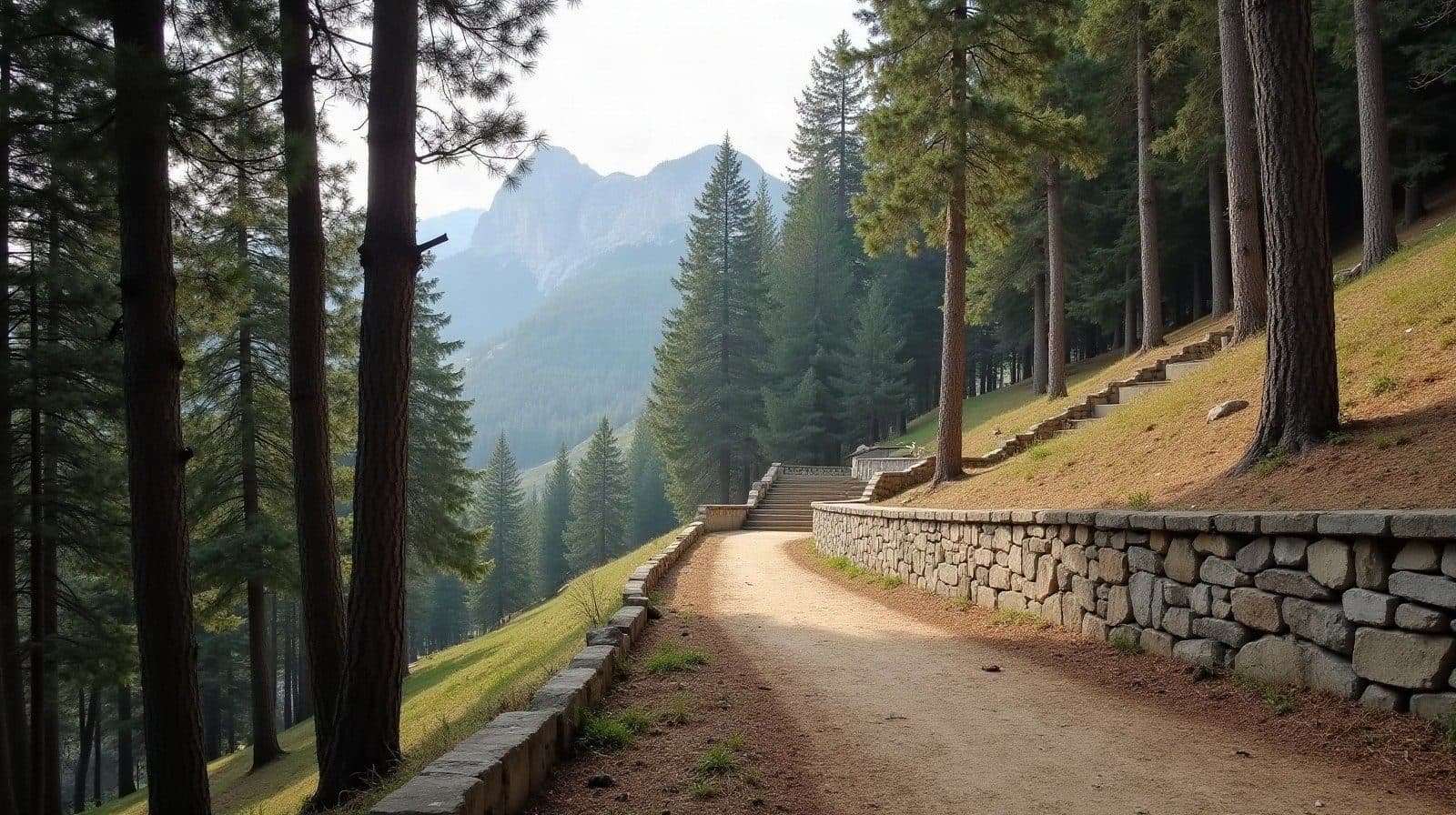 Propriété boisée en pente à Saint-Ismier vers Belledonne