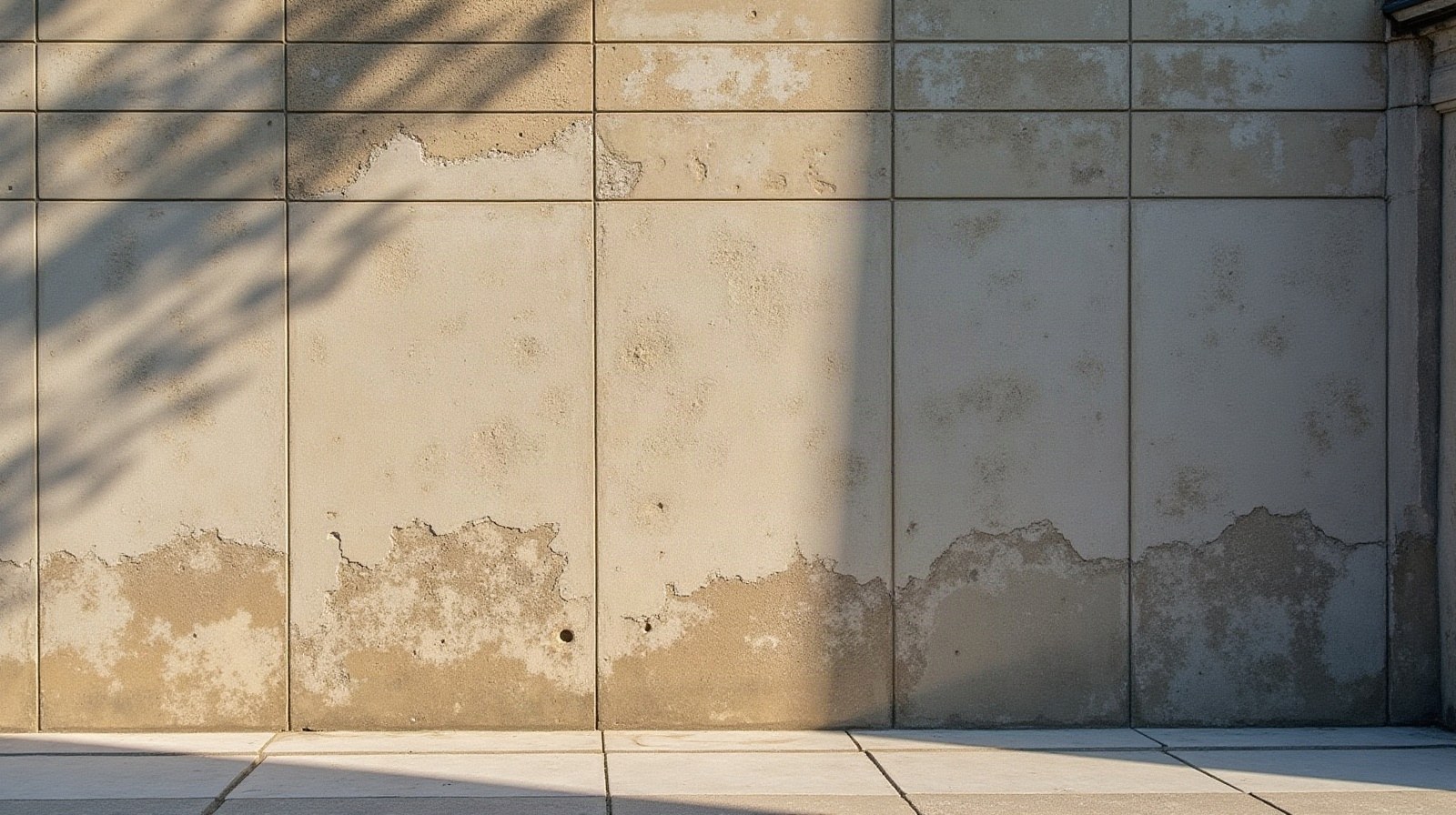 Détail d'un mur ancien en pierre sèche en cours de confortement